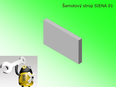 ROMOTOP Šamotový strop SIENA 01M